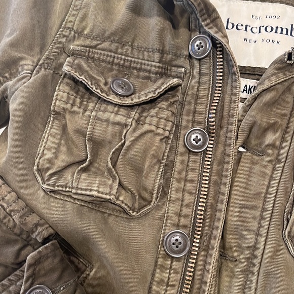 Abercrombie SMALL  elk lake jacket military - Picture 2 of 8